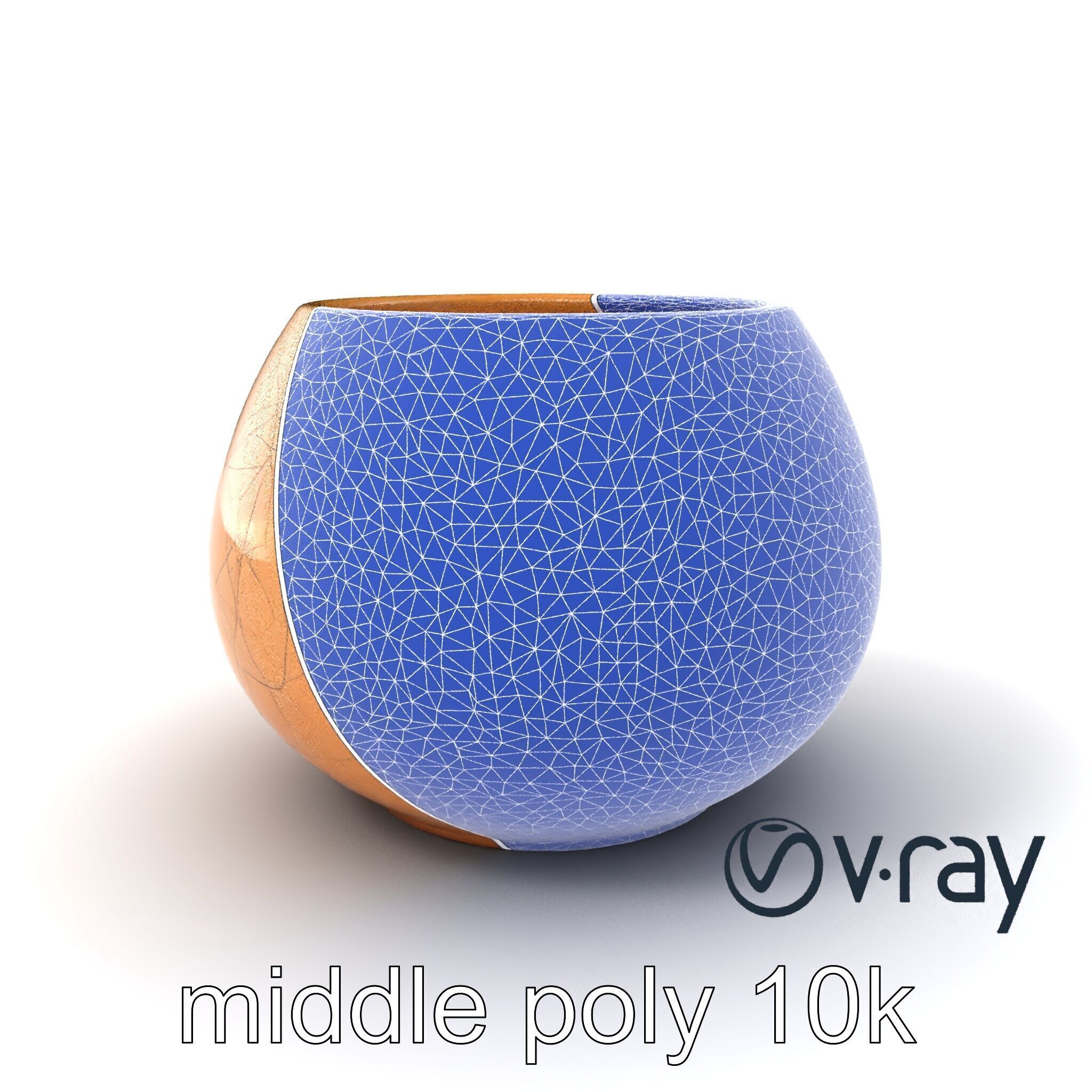 Symmetrical Candle Holder Decorative Design model pack Low-poly 3D model_26