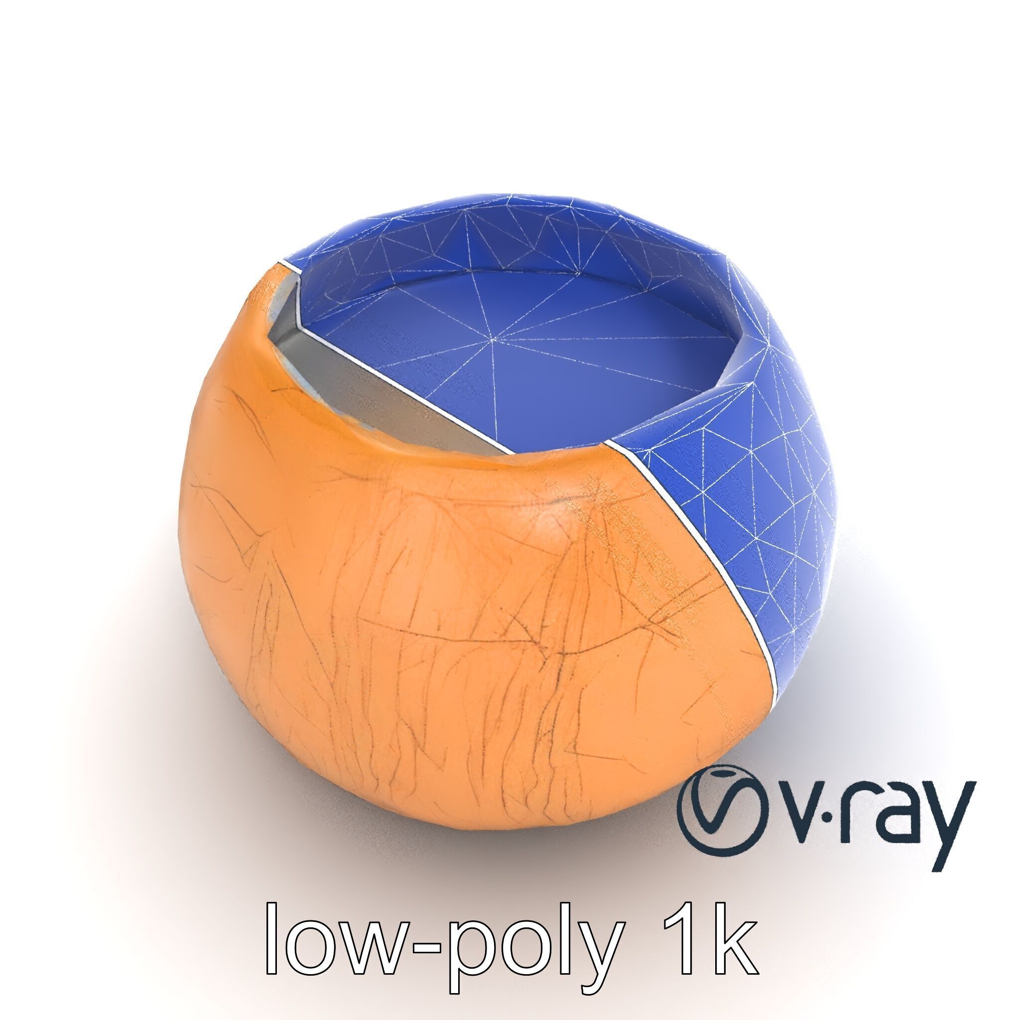 Symmetrical Candle Holder Decorative Design model pack Low-poly 3D model_29