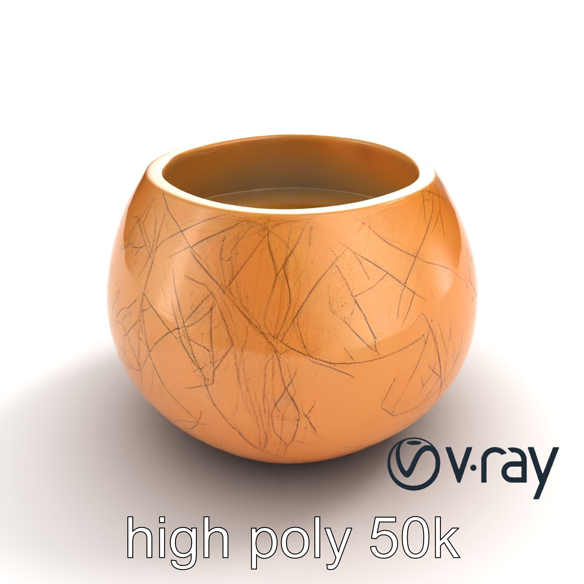 Symmetrical Candle Holder Decorative Design model pack Low-poly 3D model_9