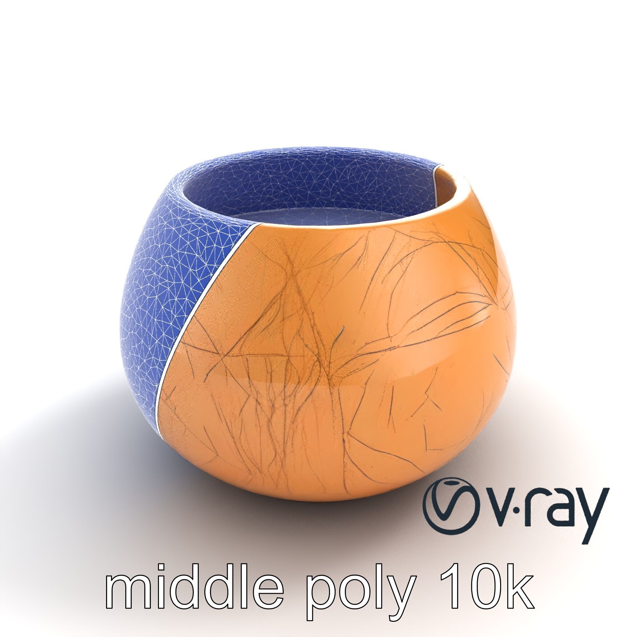 Symmetrical Candle Holder Decorative Design model pack Low-poly 3D model_17