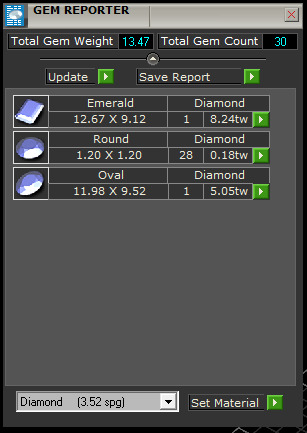 Ring and Earrings set 61222 3D print model_14