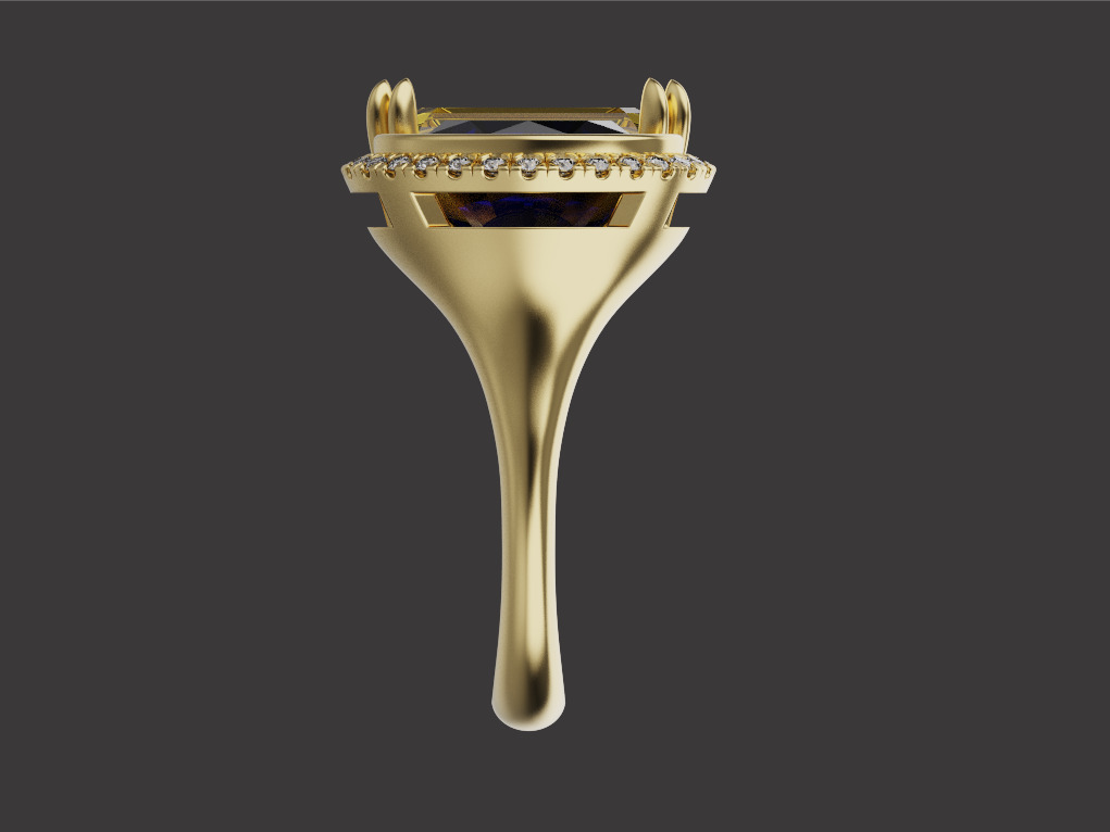 Ring and Earrings set 61222 3D print model_6