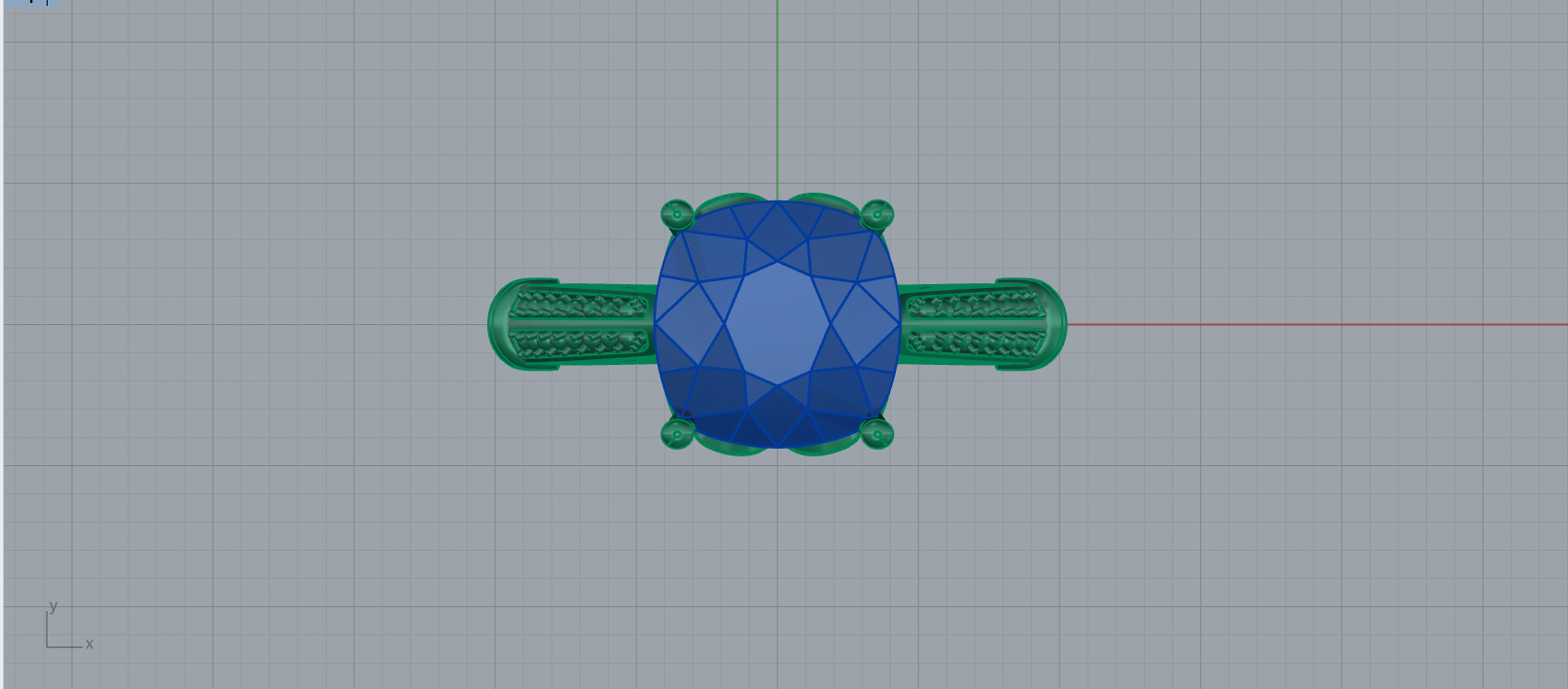 Ring and Studs set 60411 3D print model_11