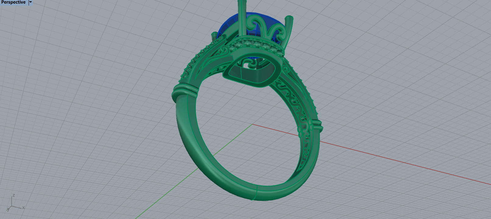 Ring and Studs set 60411 3D print model_14