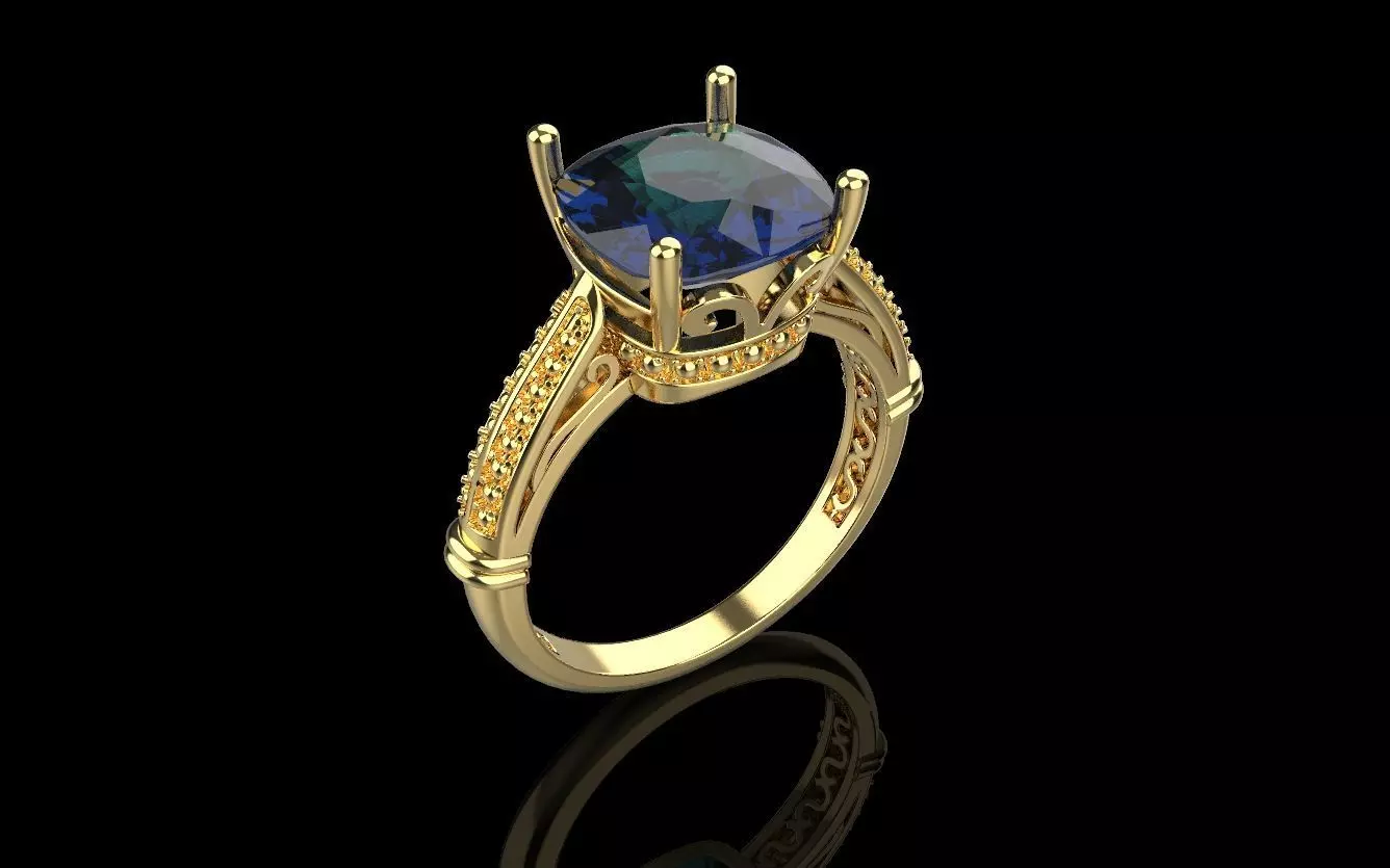 Ring and Studs set 60411 3D print model_0