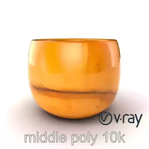 Rustic Symmetrical Candle Holder model pack