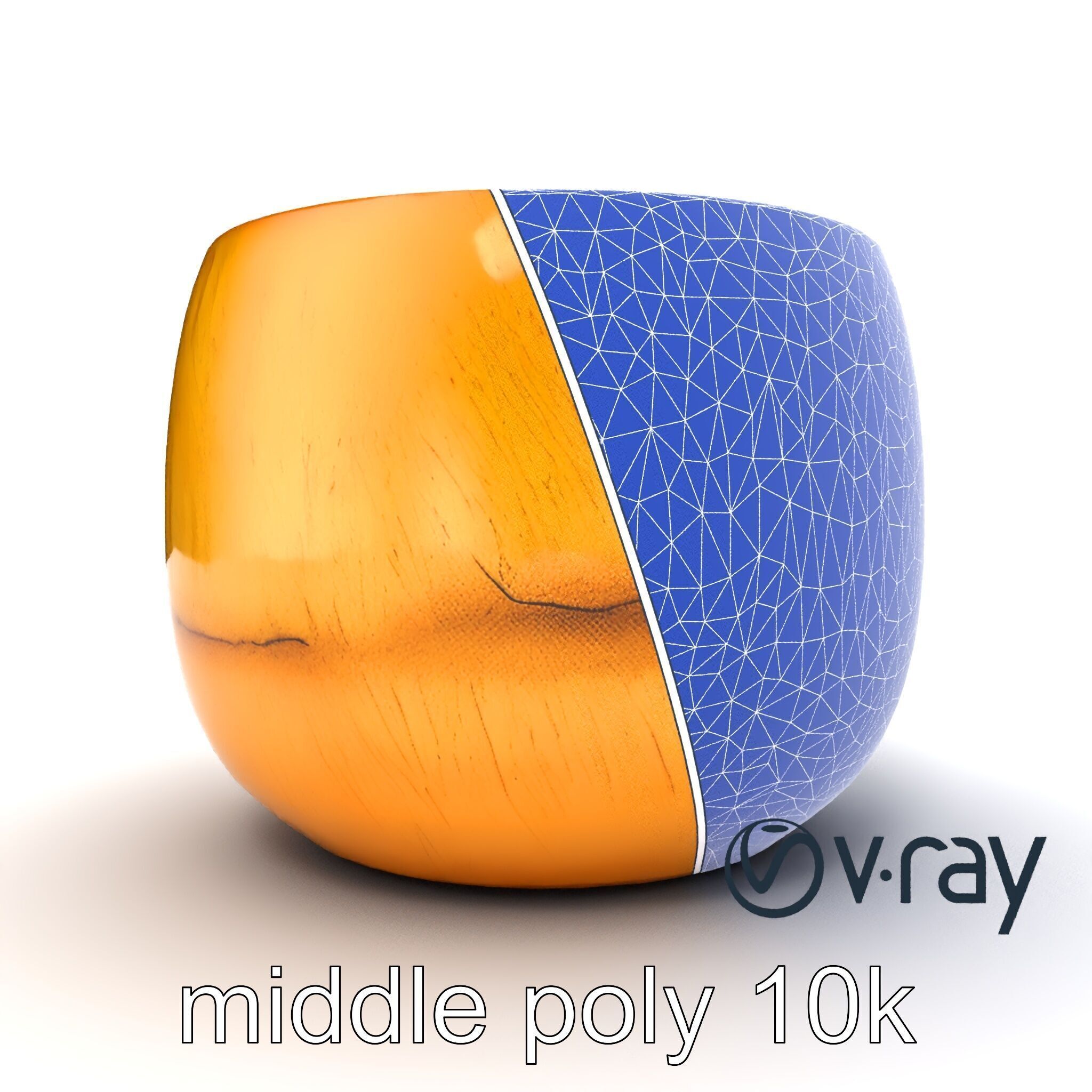 Rustic Symmetrical Candle Holder model pack Low-poly 3D model_22