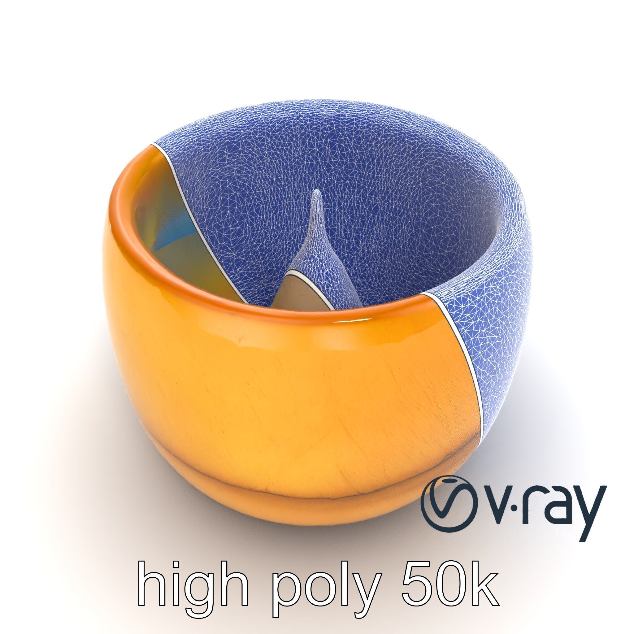 Rustic Symmetrical Candle Holder model pack Low-poly 3D model_25