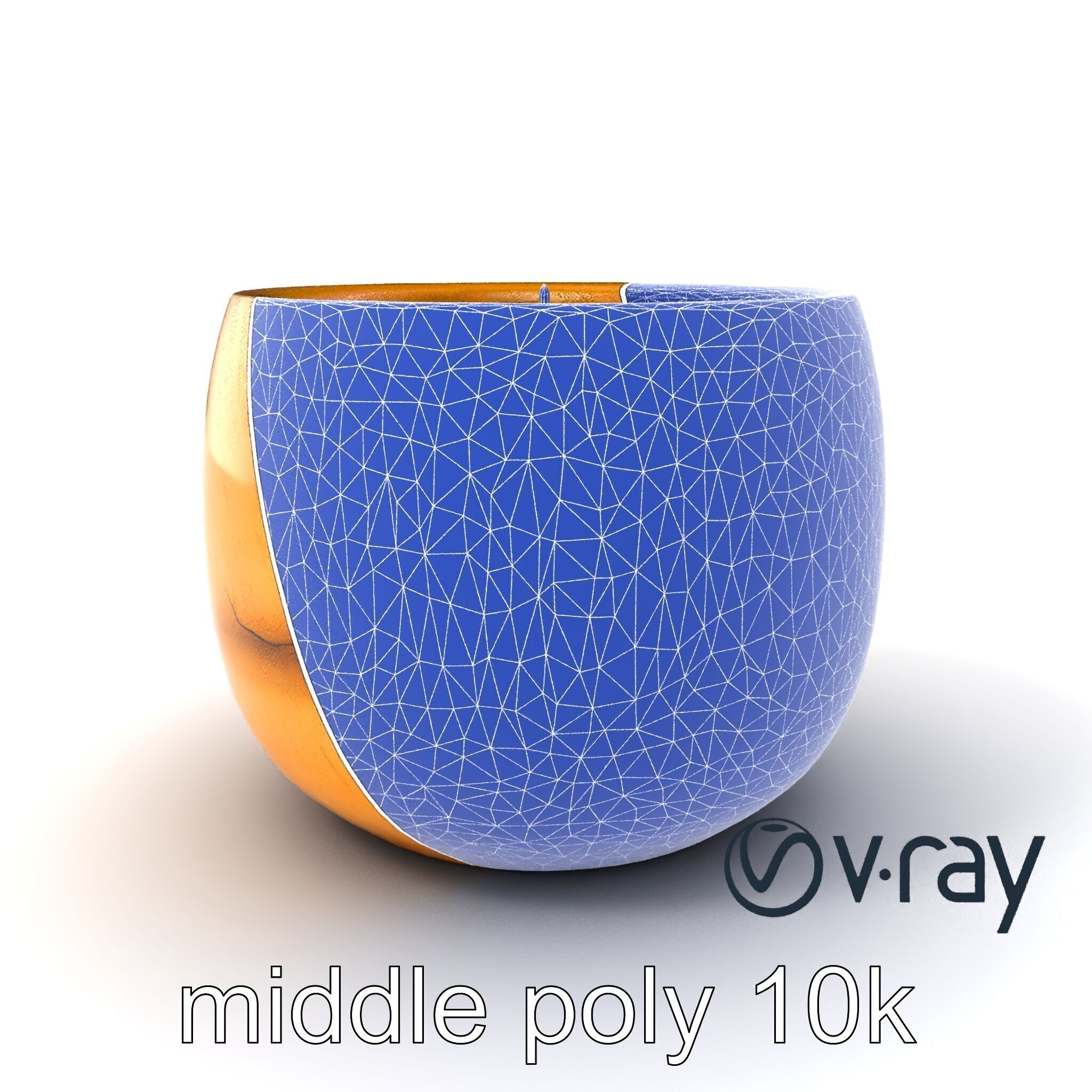 Rustic Symmetrical Candle Holder model pack Low-poly 3D model_4