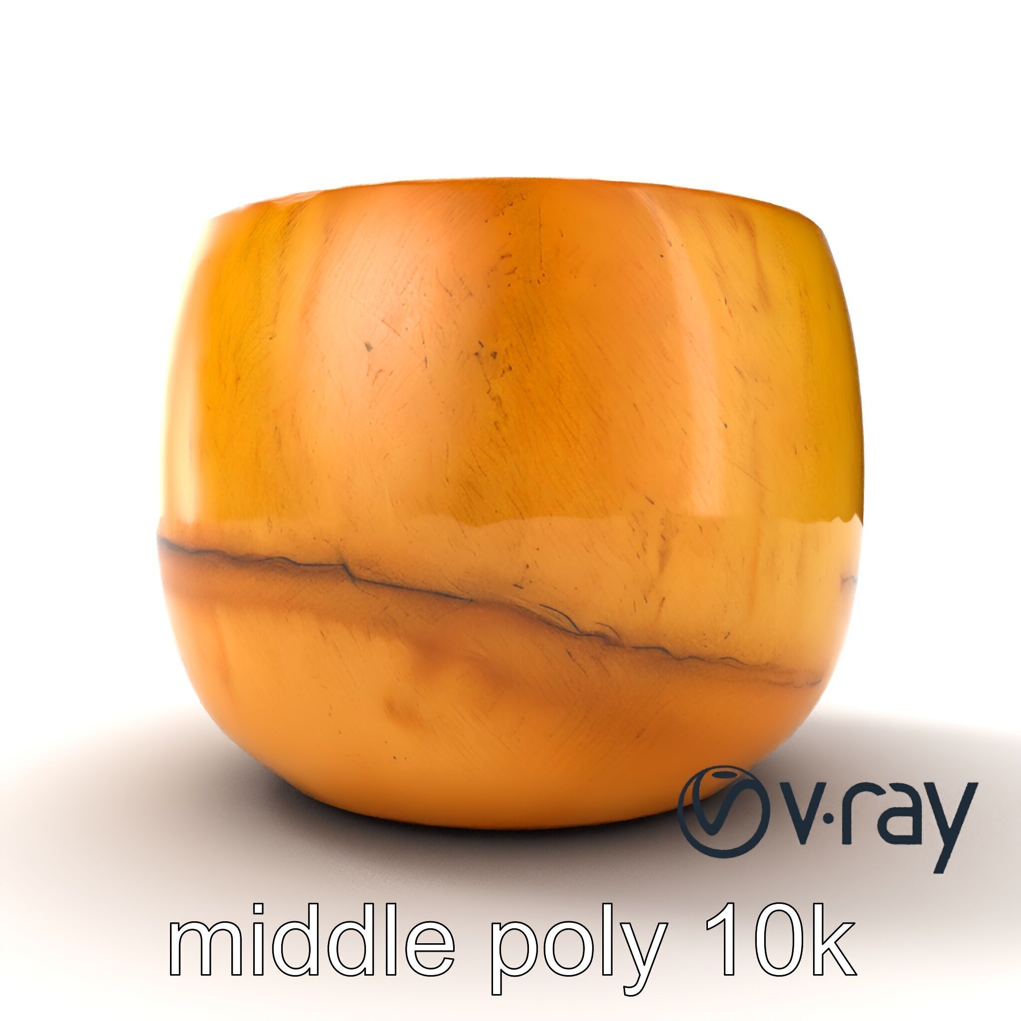 Rustic Symmetrical Candle Holder model pack Low-poly 3D model_12