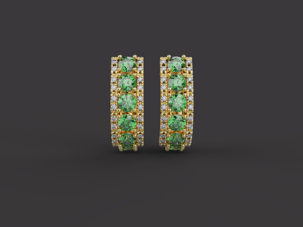 Ring and Earrings set 53648 3D print model_2