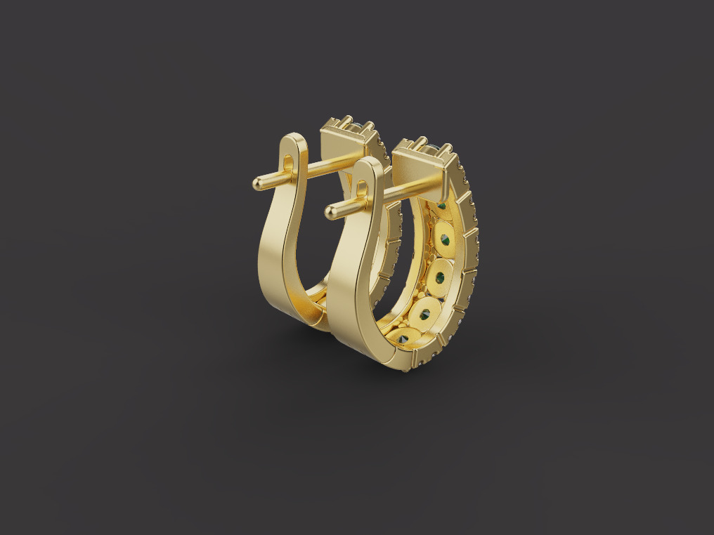 Ring and Earrings set 53648 3D print model_6