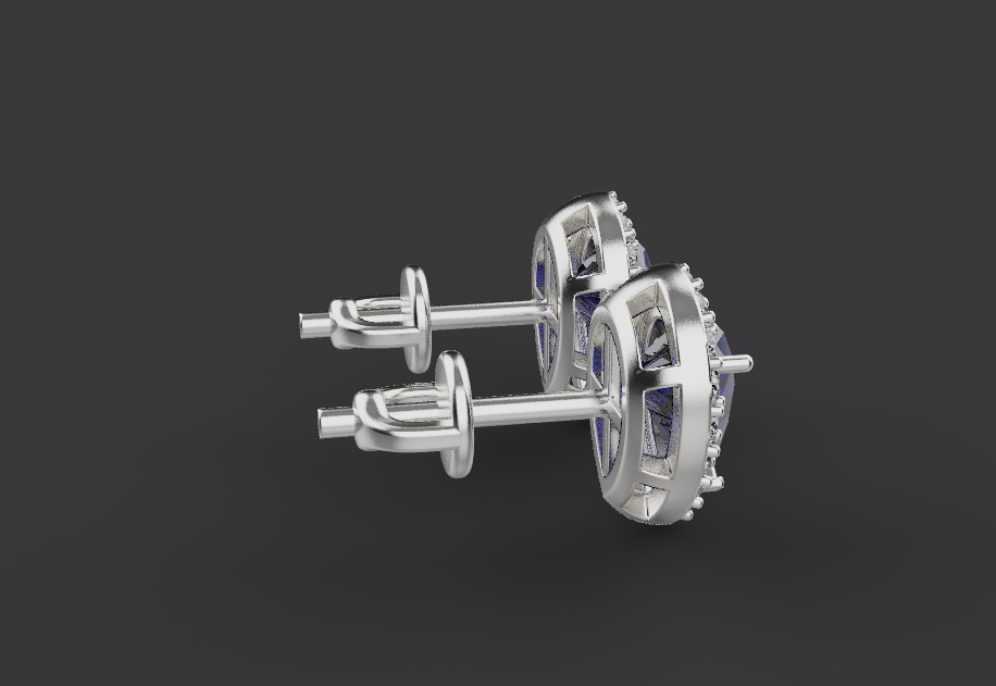 Ring and Studs set 53439 3D print model_5