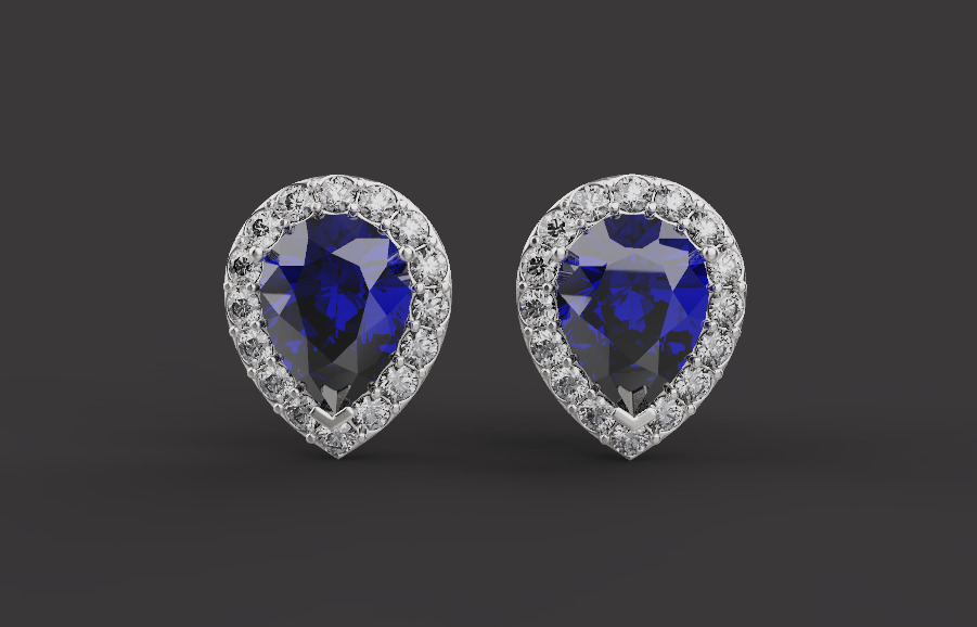 Ring and Studs set 53439 3D print model_7