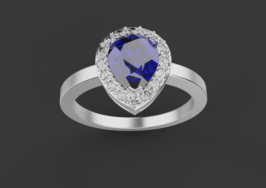 Ring and Studs set 53439 3D print model_4