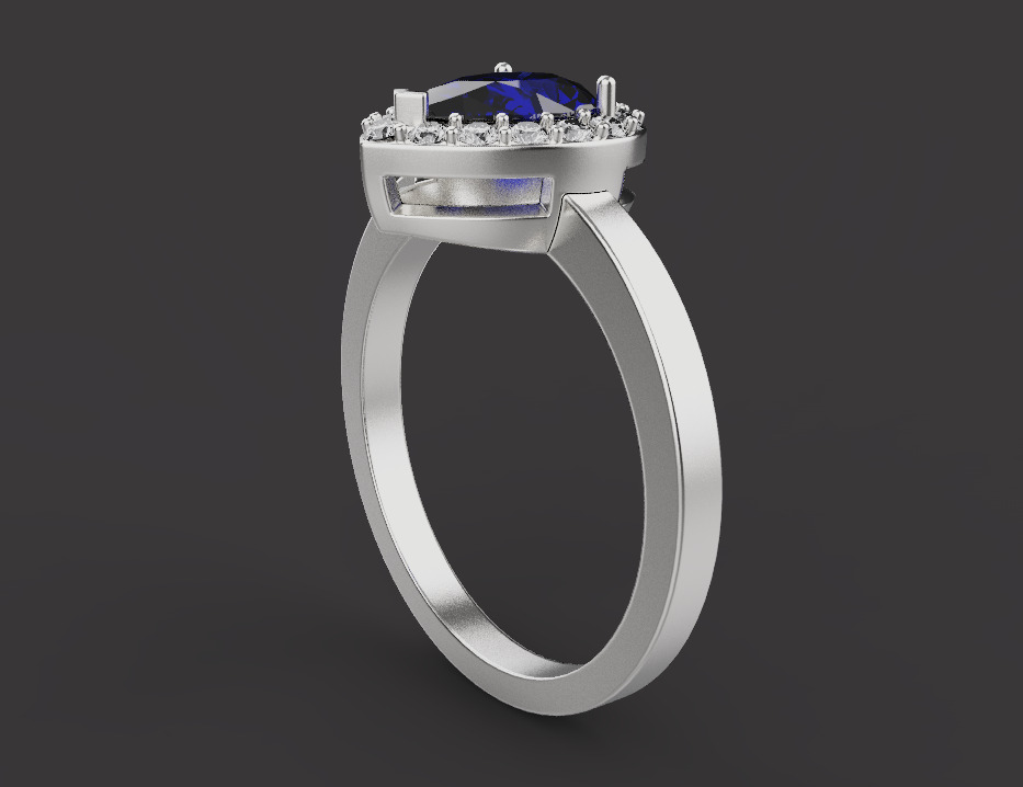 Ring and Studs set 53439 3D print model_2