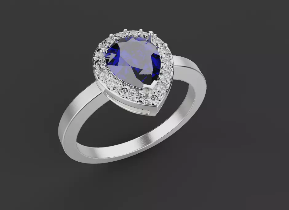 Ring and Studs set 53439 3D print model_0