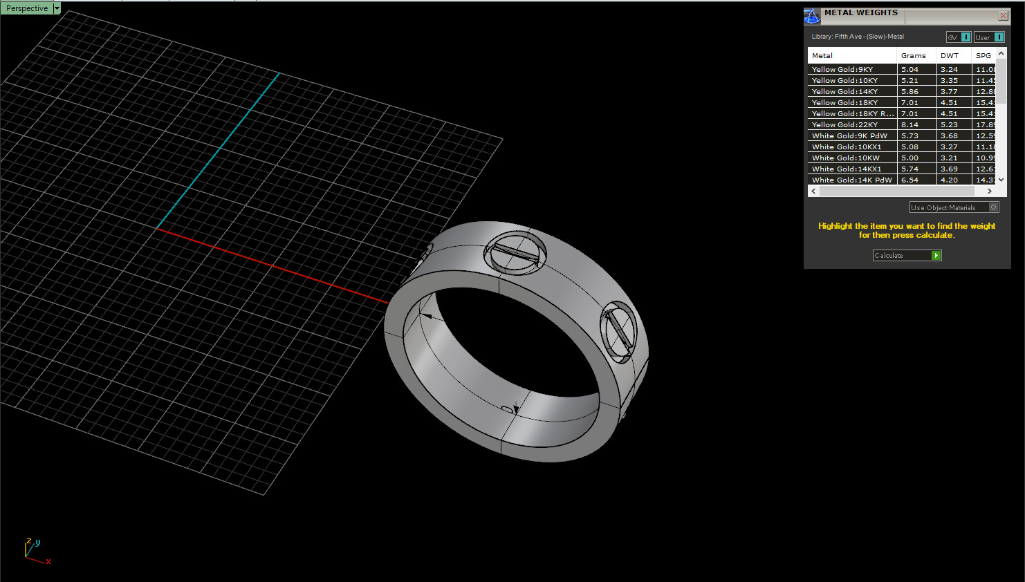 Rings and Earrings set 53258 3D print model_5