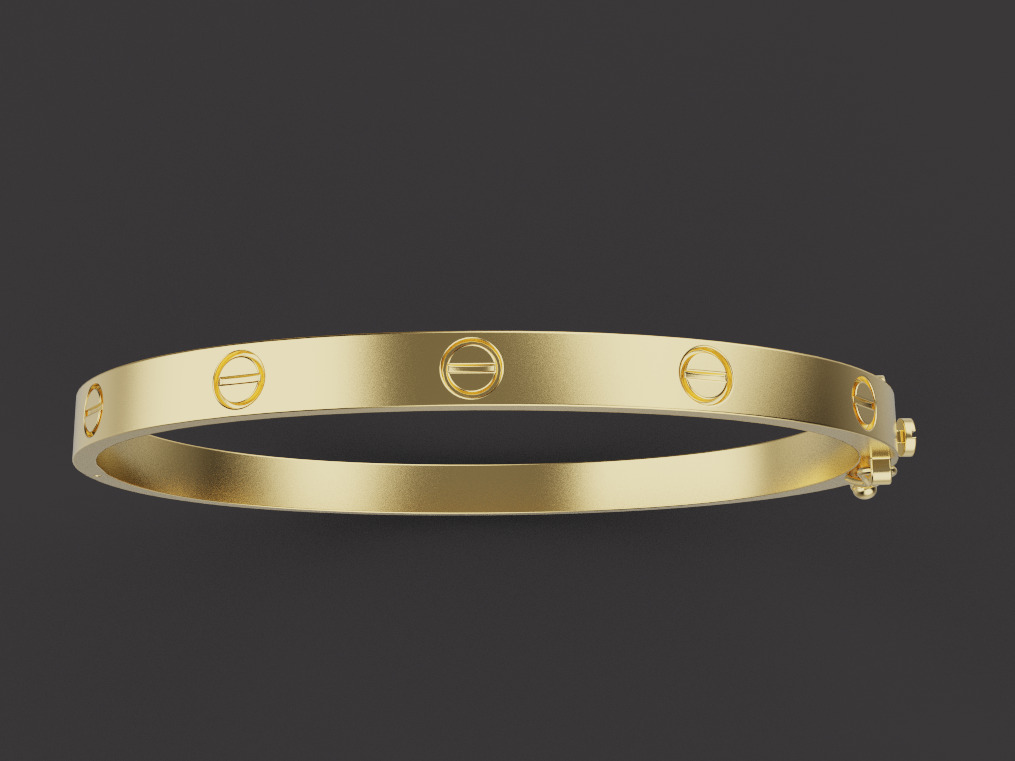 Ring Bracelet and Earrings set 53220 3D print model_4