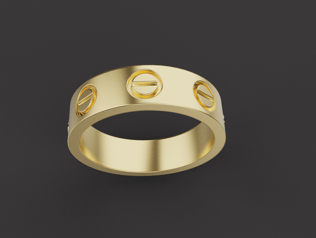 Ring Bracelet and Earrings set 53220 3D print model_6