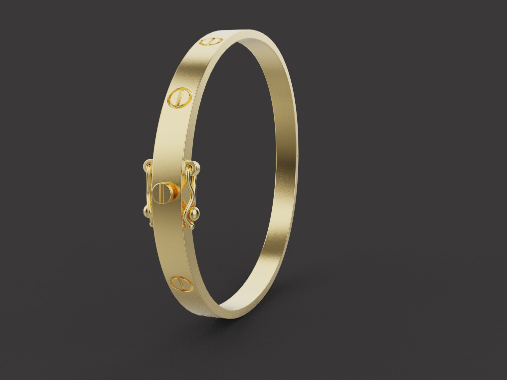 Ring Bracelet and Earrings set 53220 3D print model_7