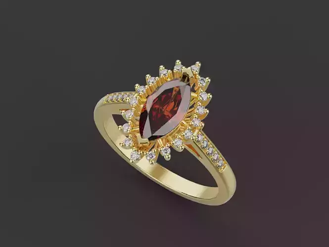 Ring and Earrings set 53211