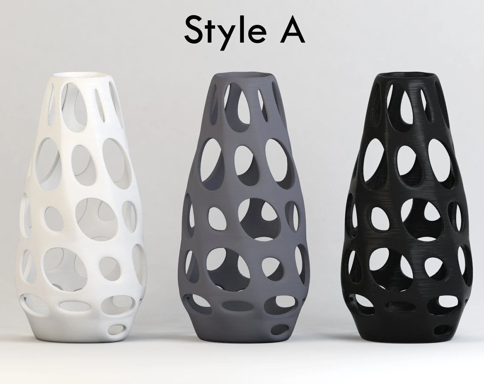 3D Printable STL - Mesh Vase Design to Decorate Pet Bottles 3D print model_3