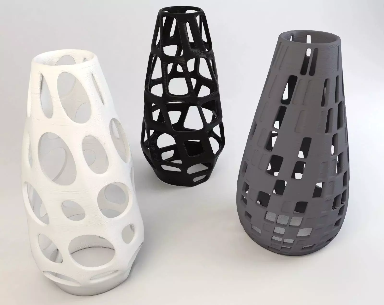 3D Printable STL - Mesh Vase Design to Decorate Pet Bottles 3D print model_0
