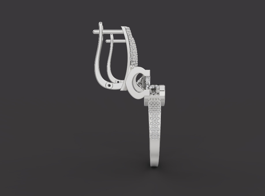 Ring and Earrings set 52588 3D print model_3