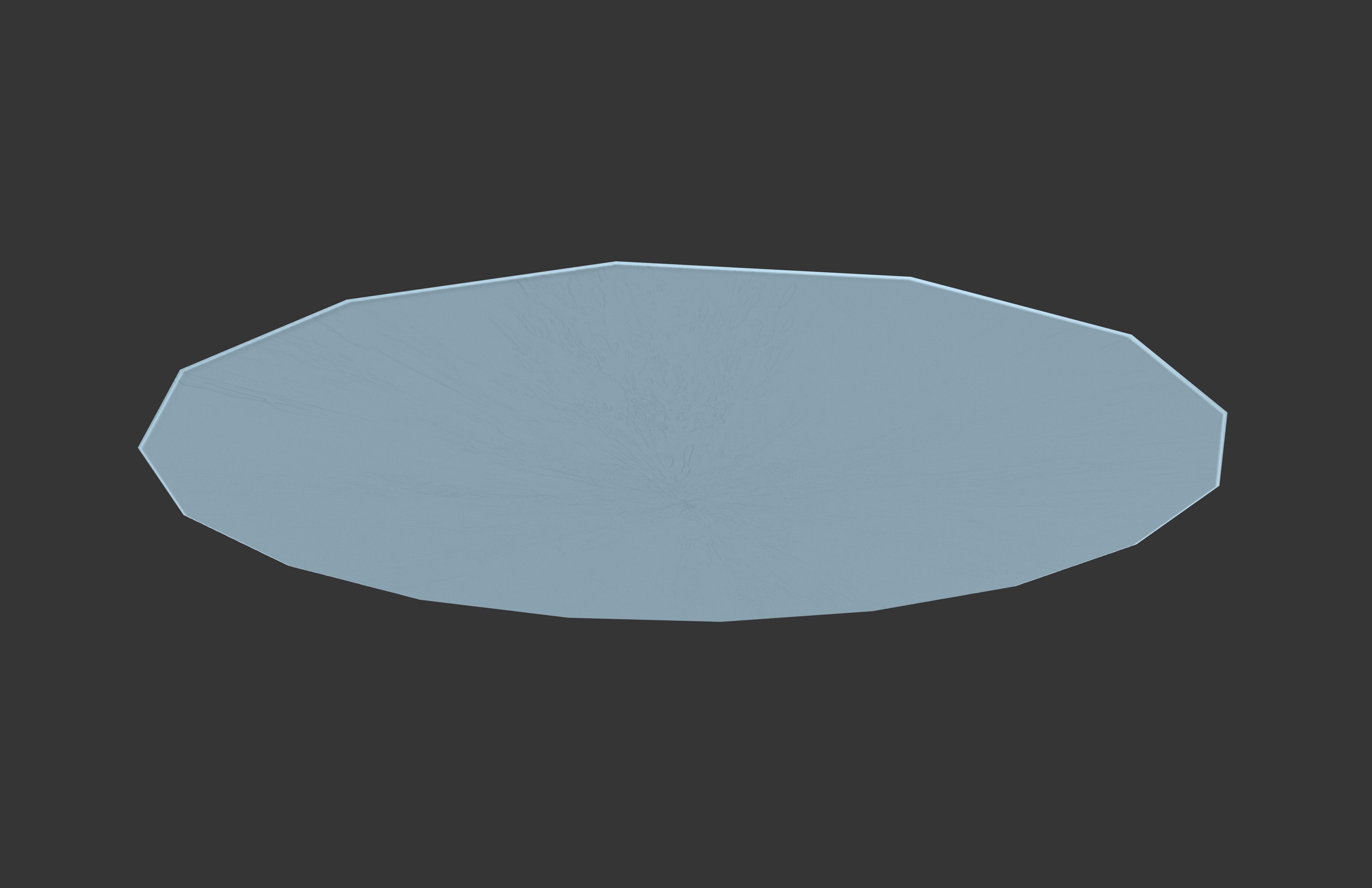 Mount Fuji v1 002 Low-poly 3D model_2