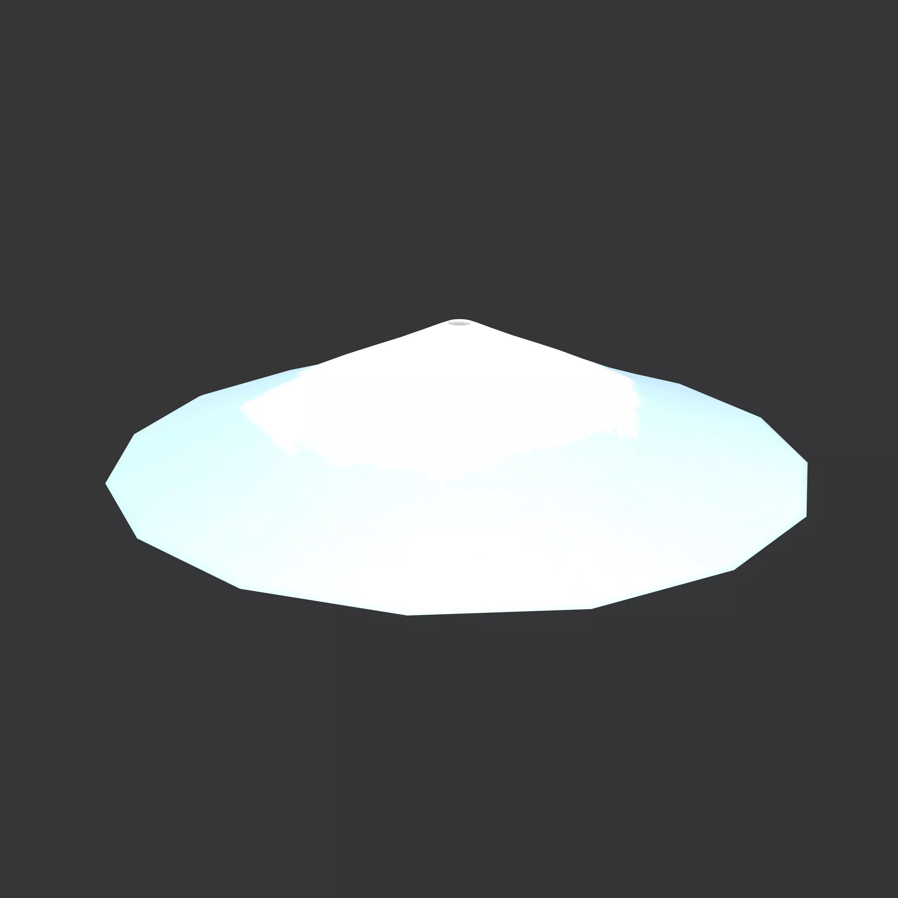 Mount Fuji v1 002 Low-poly 3D model_0