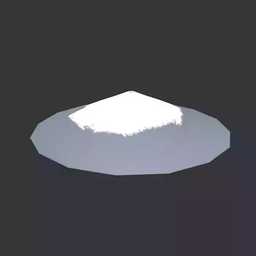 Mount Fuji v1 003 Low-poly 3D model