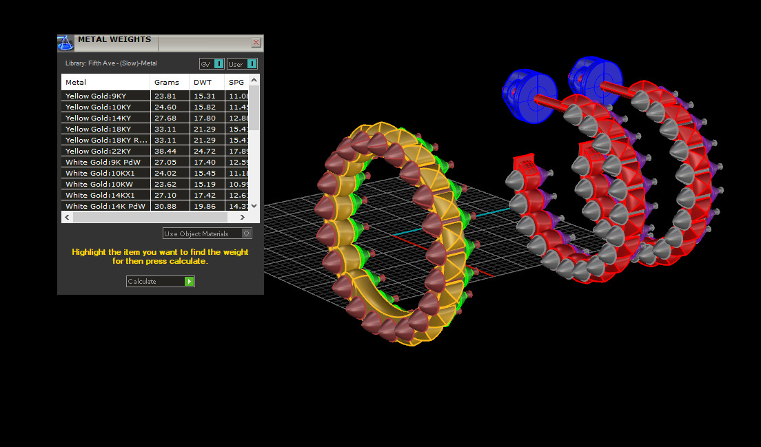 Ring and Earrings set 51654 3D print model_5
