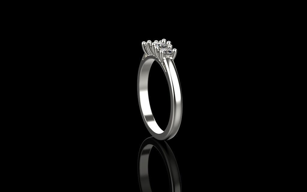 Ring and Earrings set 50983 3D print model_2