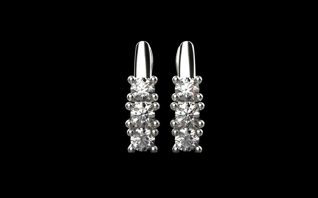 Ring and Earrings set 50983 3D print model_1