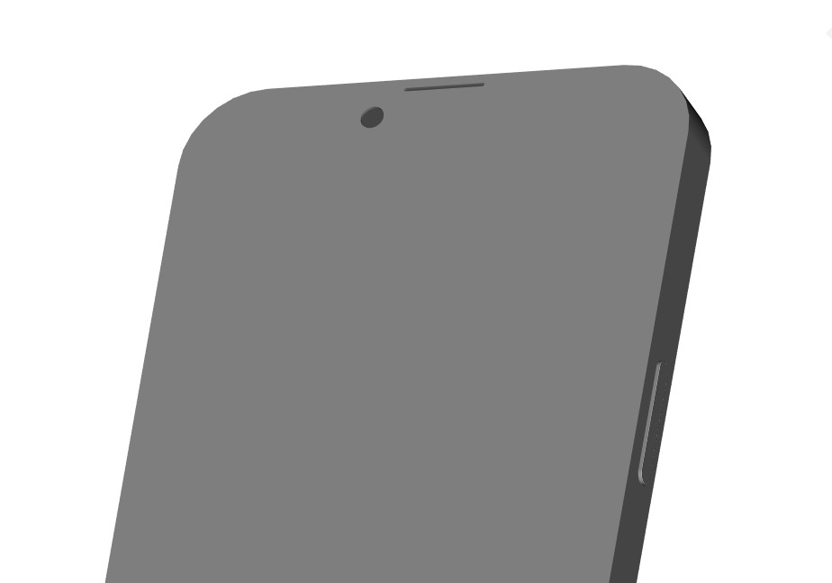 iPhone 16e CAD Model 3D print model_5