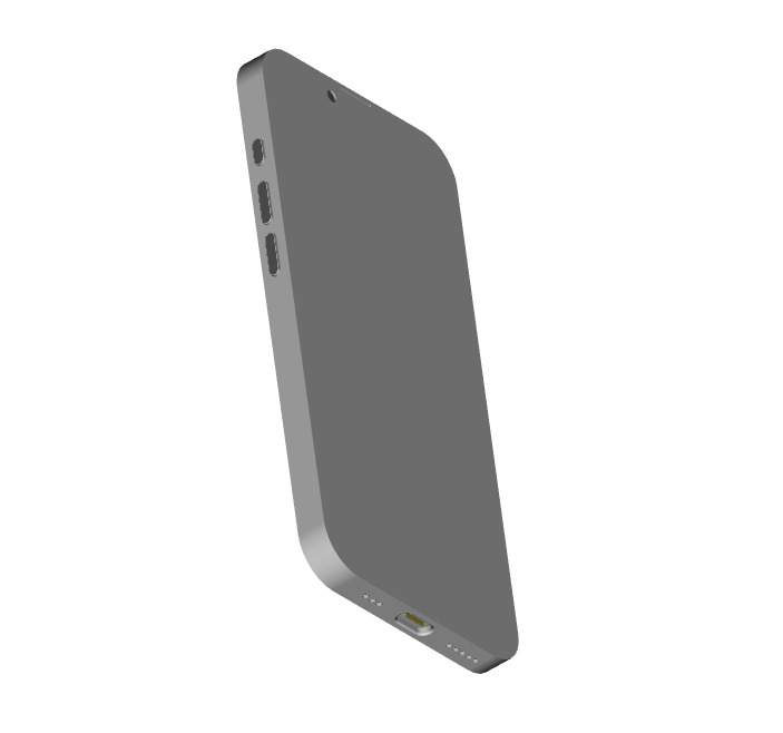 iPhone 16e CAD Model 3D print model_3