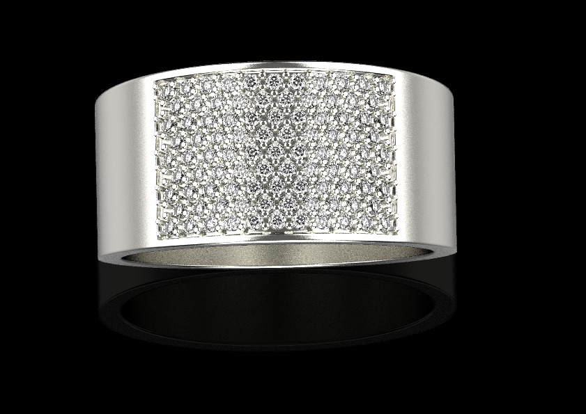 Ring and Earrings set 29478 3D print model_3