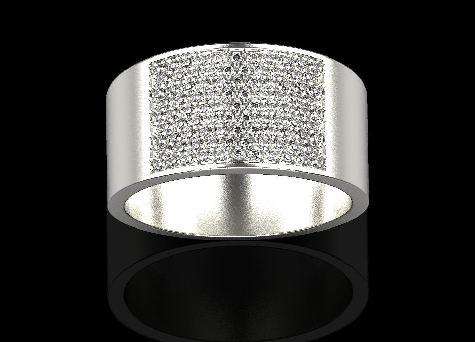 Ring and Earrings set 29478 3D print model_1