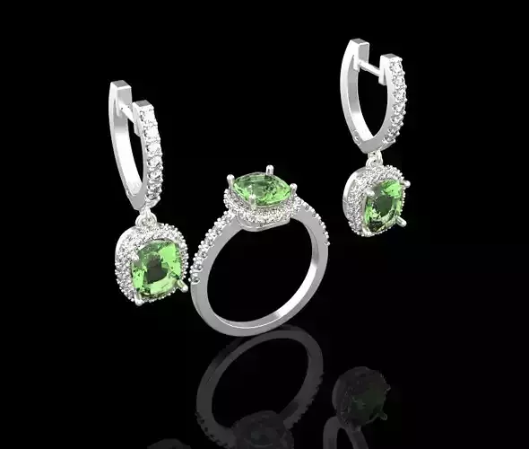Ring and Earrings set 29302
