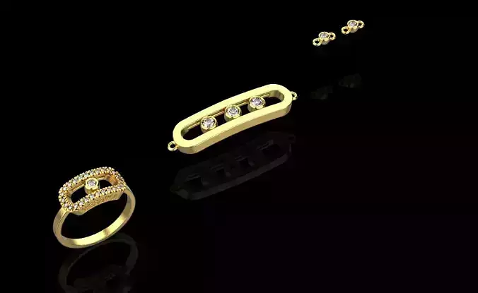 Ring and Bracelet set17057