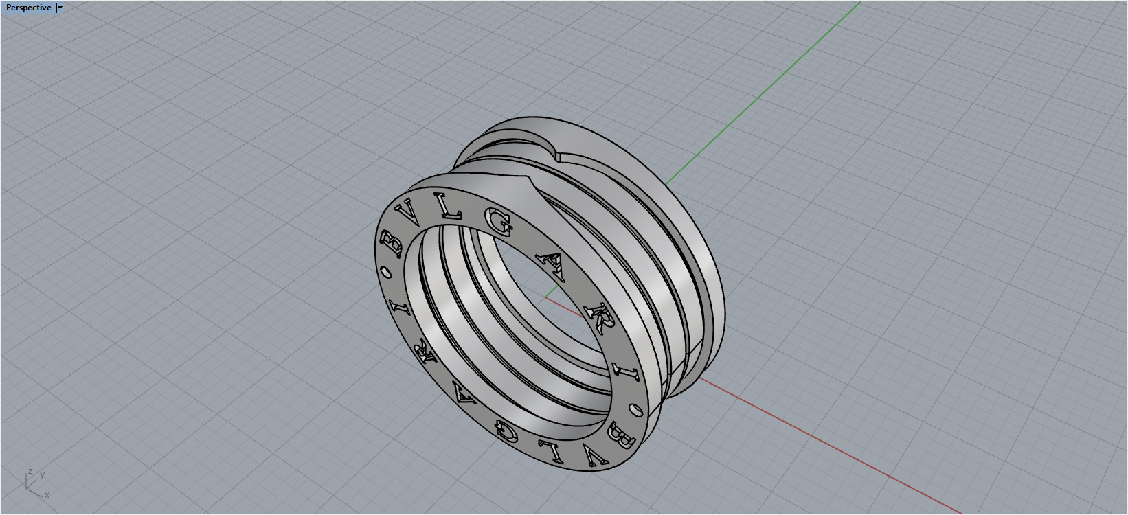 Ring 2814 3D print model_4