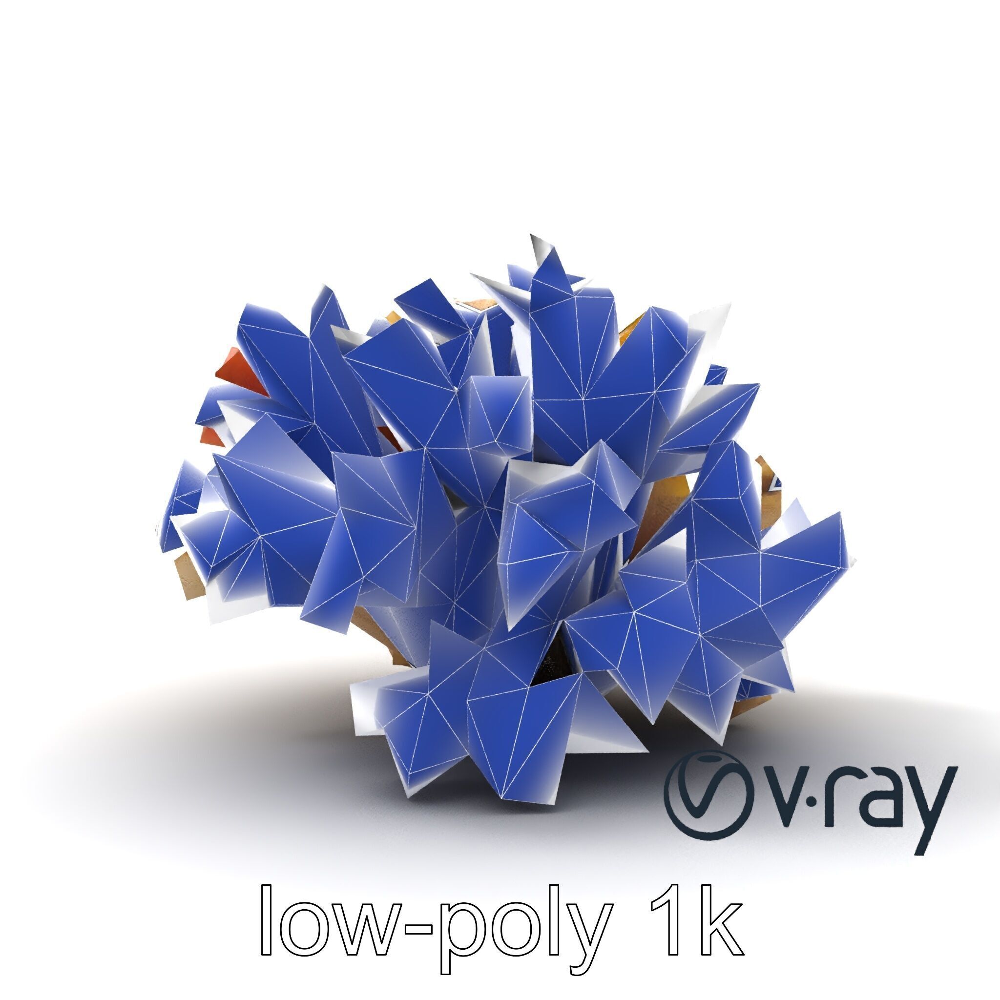 Cluster of Corals with Varied Textures Model Pack Low-poly 3D model_25