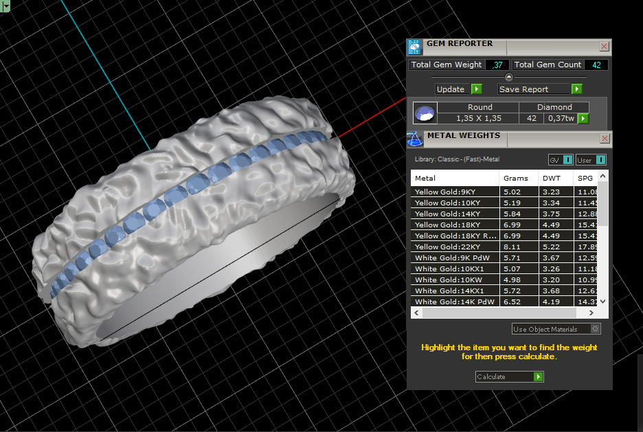Rings 17052 3D print model_7