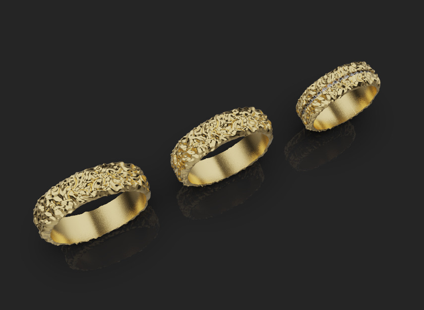 Rings 17052 3D print model_4