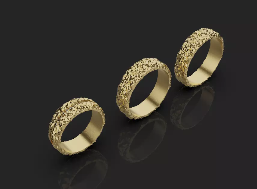 Rings 17052 3D print model_0