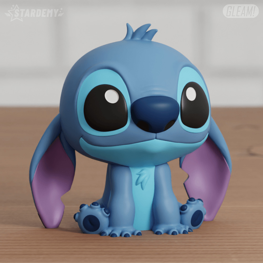 Stitch Chibi 2 models Disney Easy Print Lilo 3D print model_2