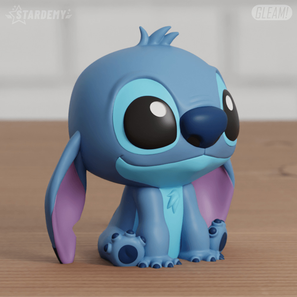 Stitch Chibi 2 models Disney Easy Print Lilo 3D print model_5