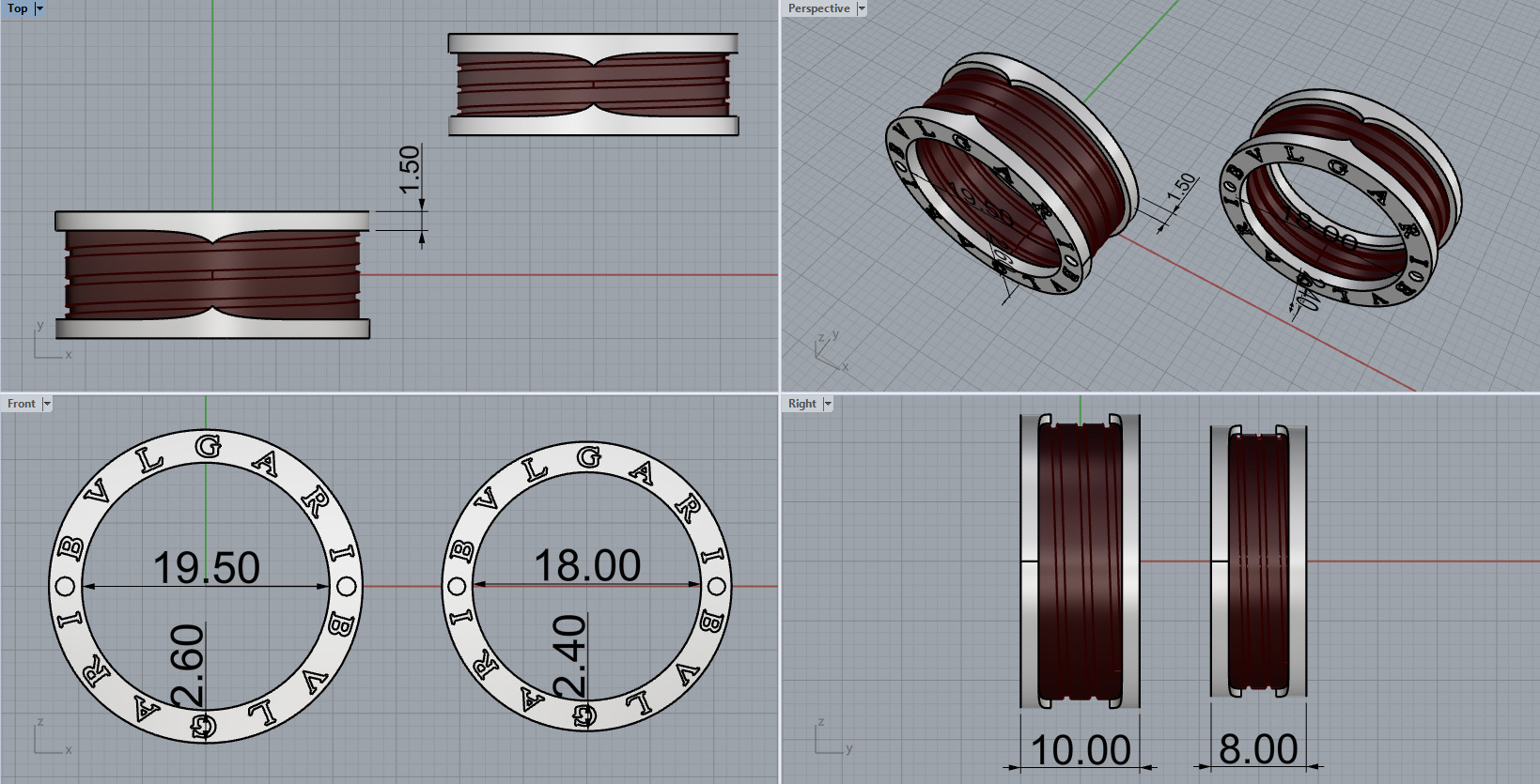 Rings 4960 3D print model_8