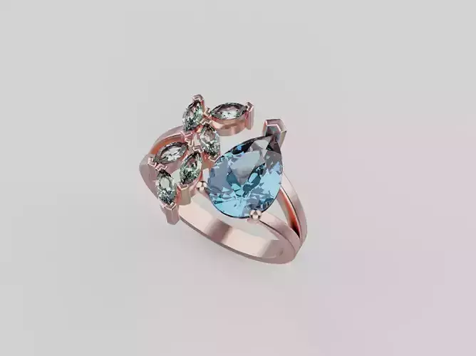 Pendant Ring and Earrings set 17018